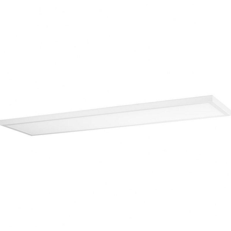 Everlume 48" Satin White LED Linear Bathroom Panel Light