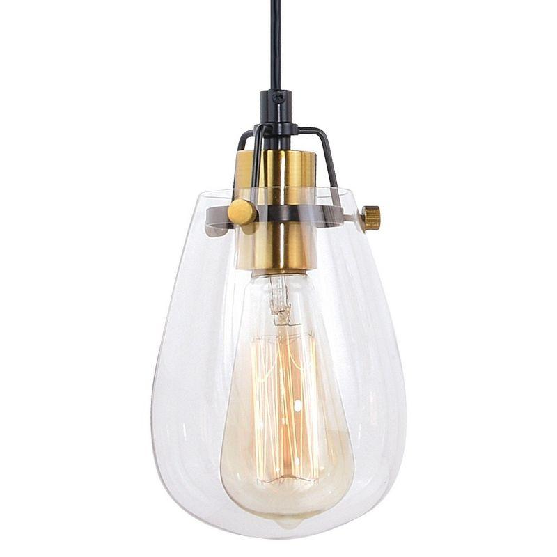 Vaxcel Kassidy 4 - Light Pendant ,  Black