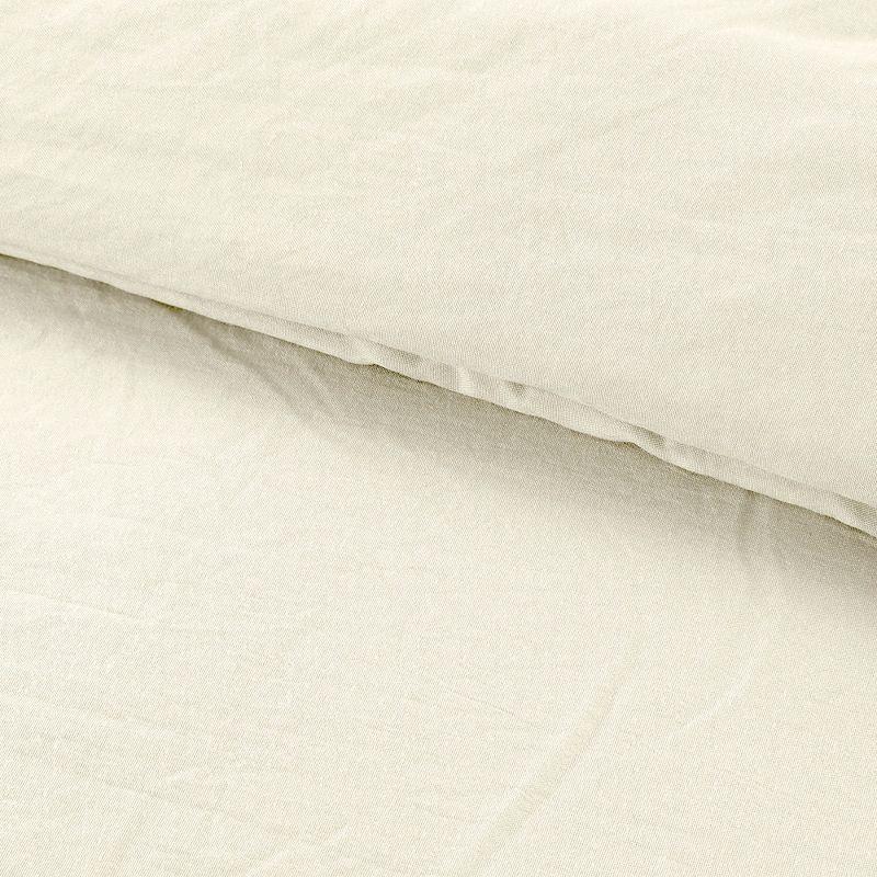 Modern Threads 4-Piece Garment-Washed Comforter Set Beck Coconut King