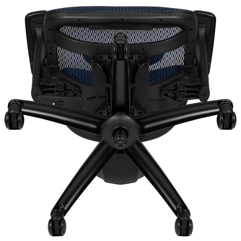 Flash Furniture Ergonomic Mesh Office Chair with 2-to-1 Synchro-Tilt, Adjustable Headrest, Lumbar Support, and Adjustable Pivot Arms