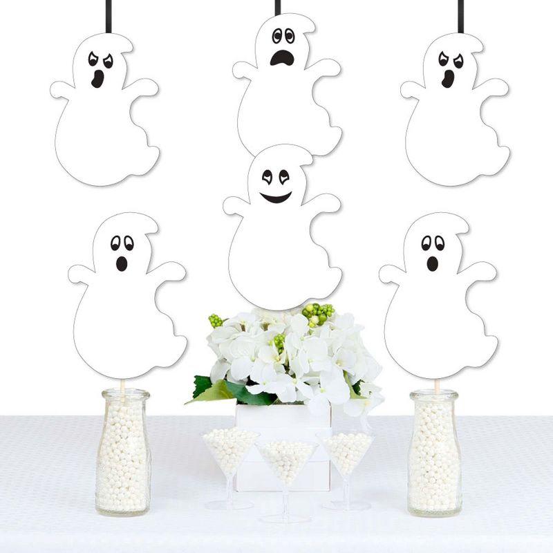 Big Dot of Happiness Spooky Ghost - Ghost Decorations DIY Halloween Party Essentials - Set of 20