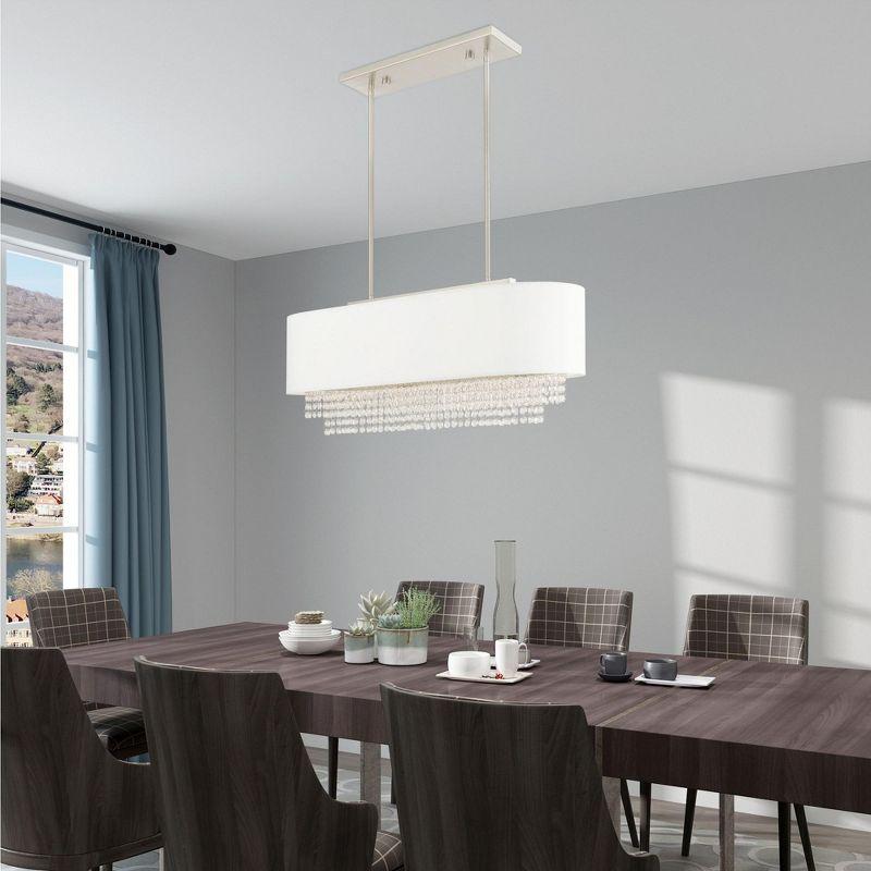 Livex Lighting Carlisle 3 - Light Chandelier in  Brushed Nickel