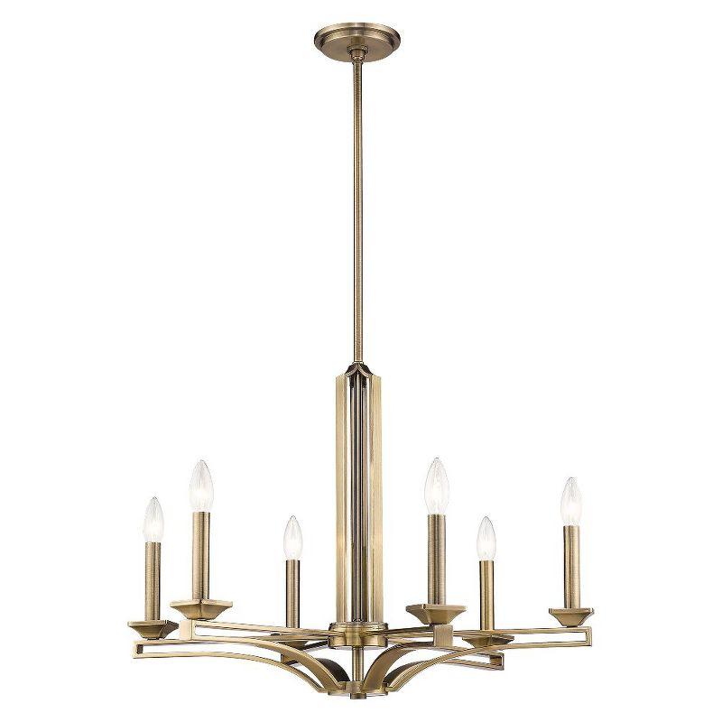 Livex Lighting Trumbull 6 - Light Chandelier in  Antique Brass