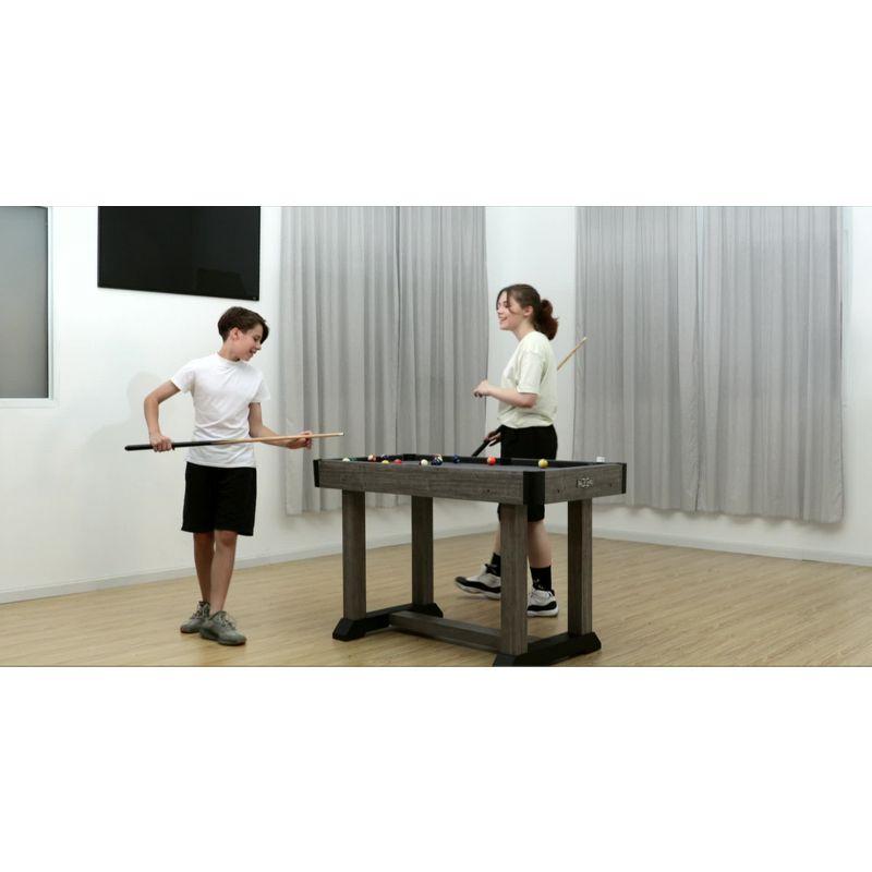 Hall of Games Charleston 4' Pool Table with Playing Accessories