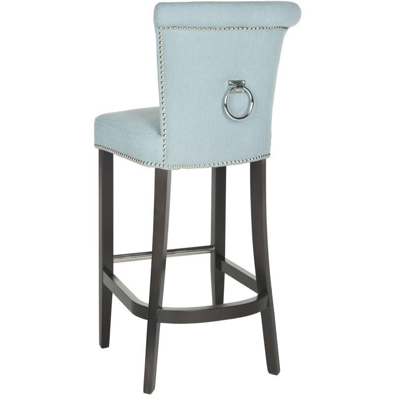 Addo Ring Bar Stool - HUD8242 - Sky Blue - Safavieh