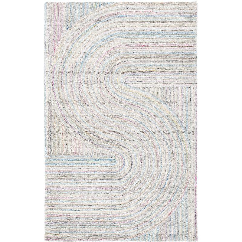 Southampton SHA301 Hand Tufted Indoor Area Rug - Pink/Blue - 5'x8' - Safavieh