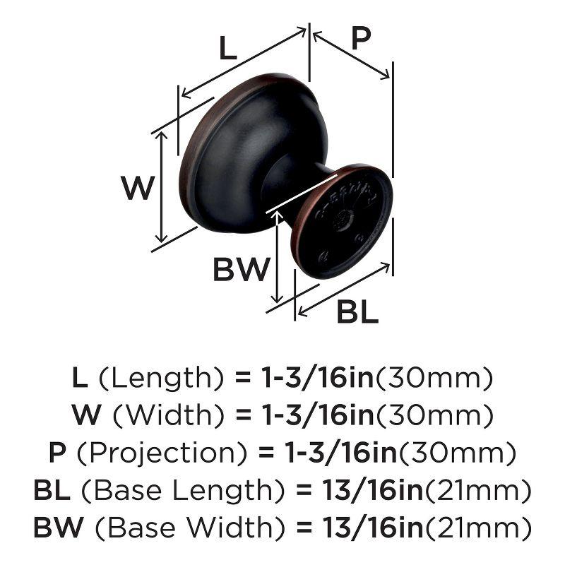 Amerock Westerly Cabinet Knob - Round