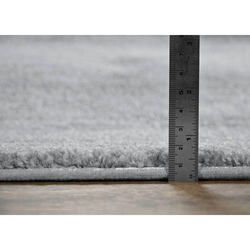 2pc Traditional Nylon Washable Bathroom Rug Set Platinum - Garland Rug: Latex Backed, Tufted Bath Mats Set