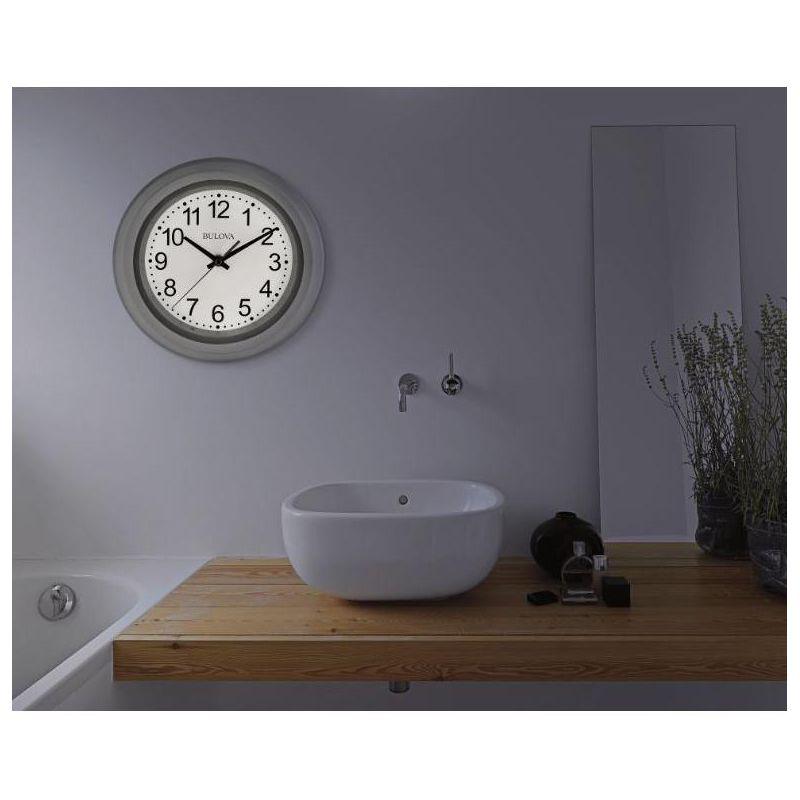 Bulova Clocks Night Vision 10" Diameter Quartz Clock