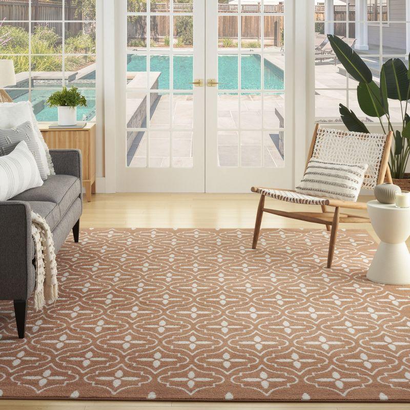 Nourison Essentials Moroccan Modern Indoor Outdoor Rug