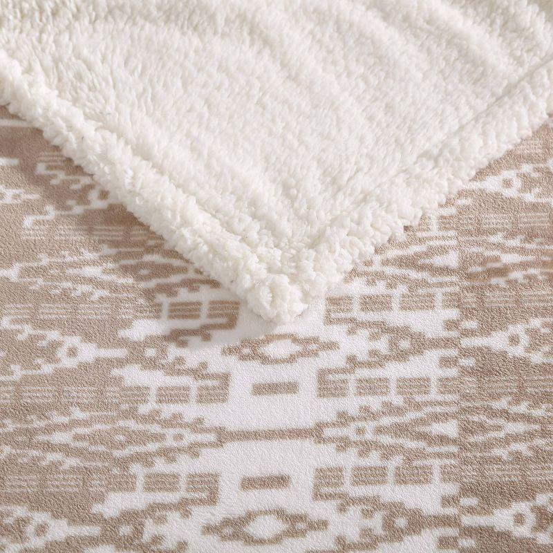 Eddie Bauer Eddie Bauer Printed Plush Fleece/Sherpa Throw Blankets
