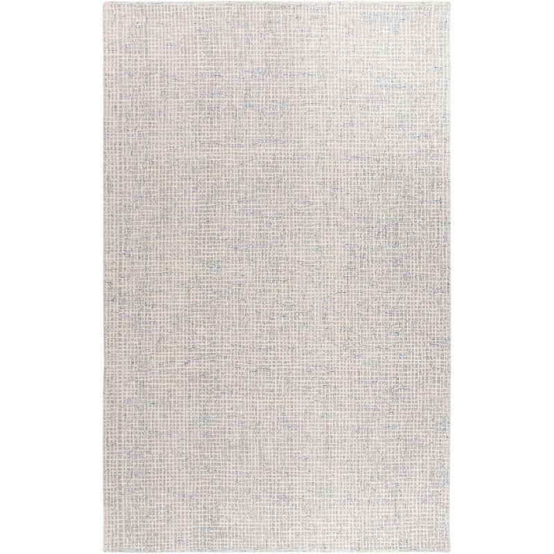 Abstract ABT469 Hand Tufted Area Rug - Silver/Blue - 8'x10' - Safavieh.