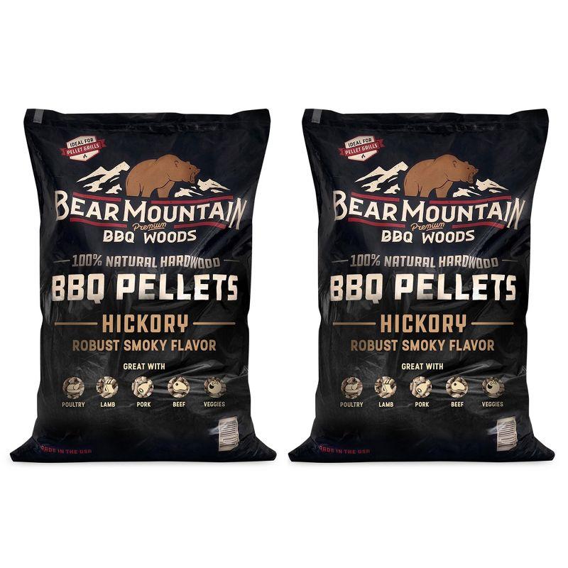 Bear Mountain BBQ Bear Mountain BBQ All-Natural Hardwood Hickory Smoker Pellets