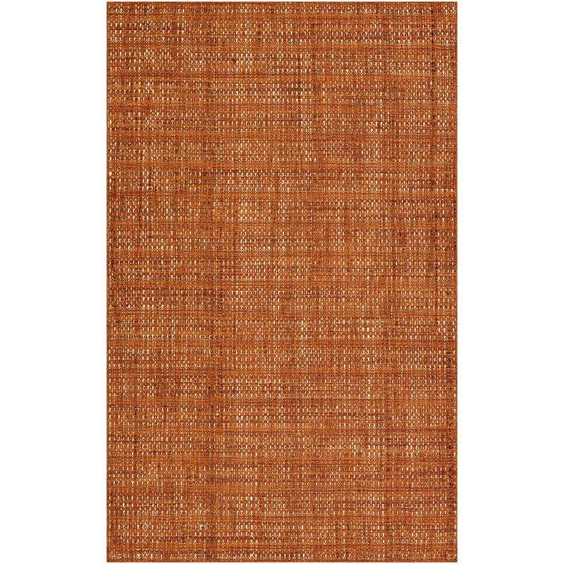 Spice and Paprika Hand Loomed Wool Area Rug 8' x 10'