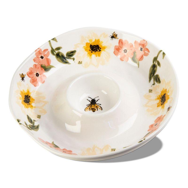 tagltd Bee Floral Chip And Dip