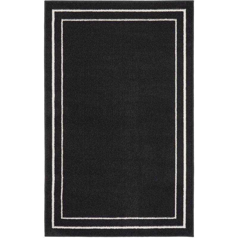 Nourison Essentials Bordered Indoor Outdoor Area Rug