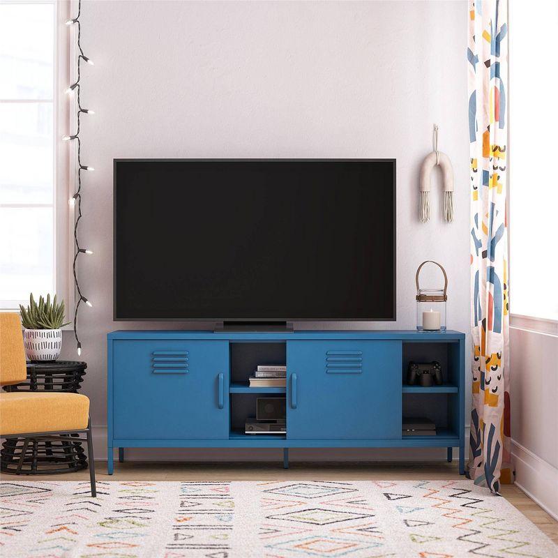 Cache Metal Locker-Style TV Stand for TVs up to 65"