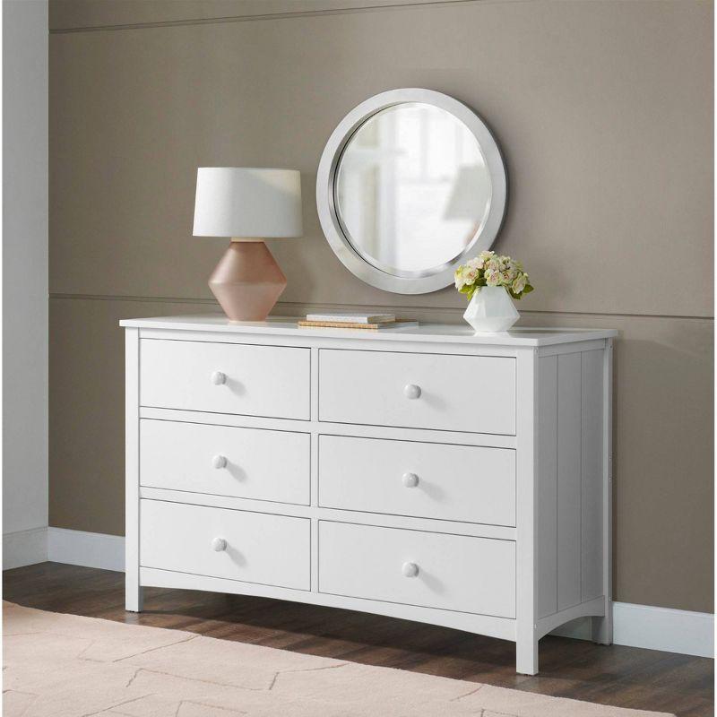 Snow White Double Dresser with Extra Deep Drawers