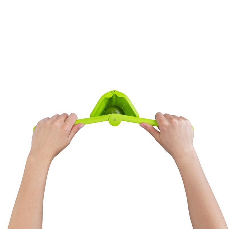 Lime Green Fold Flat Easy Citrus Juicer, 9 inch