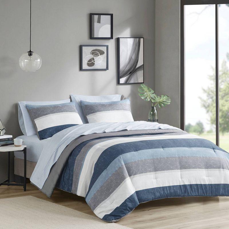 Madison Park Essentials Jaxon Comforter Set with Bed Sheets