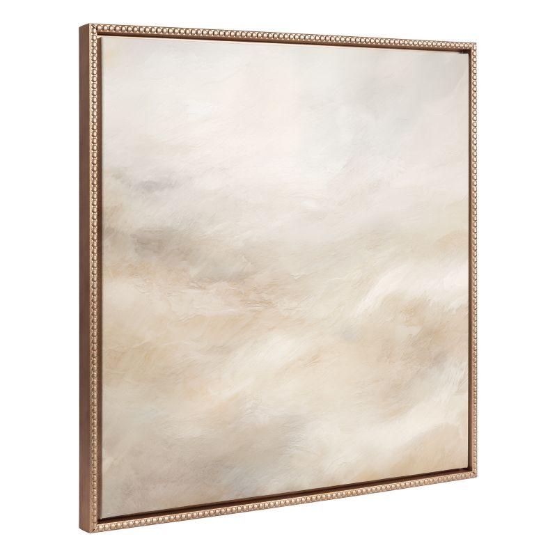 Kate & Laurel All Things Decor 30"x30" Sylvie Tonal Framed Canvas by The Creative Bunch Studio