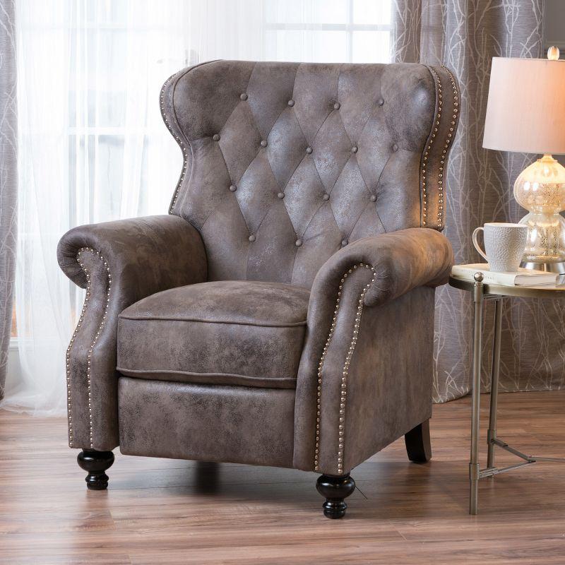 Walder Tufted Recliner - Christopher Knight Home