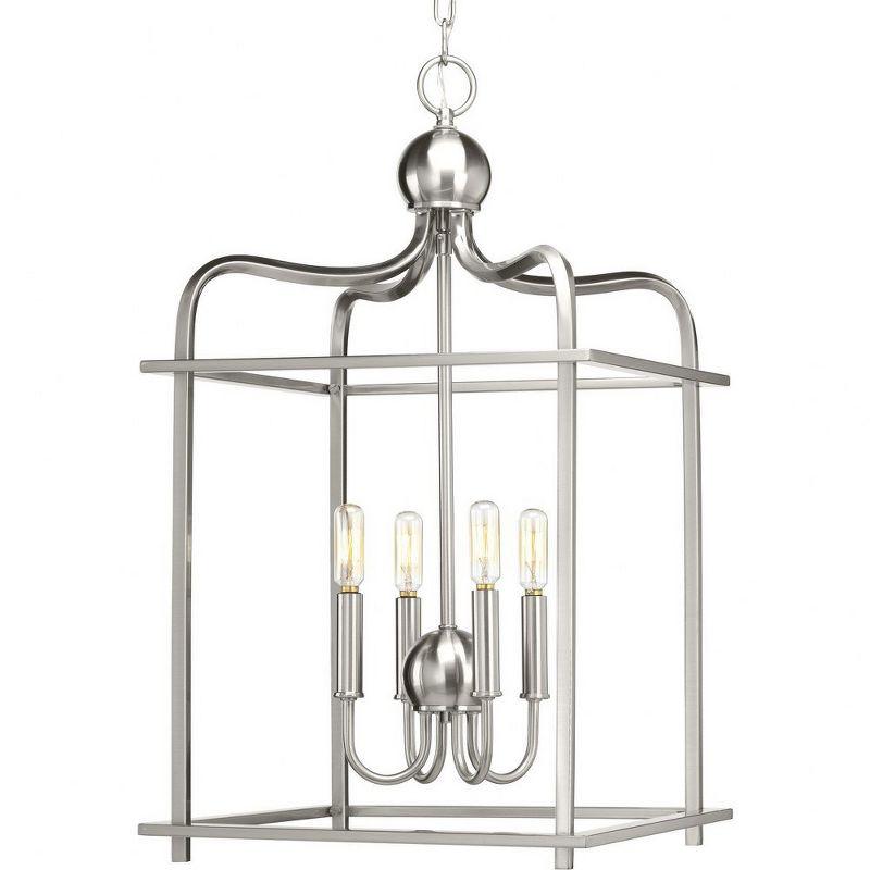 Assembly Hall 27" Brushed Nickel 4-Light Pendant