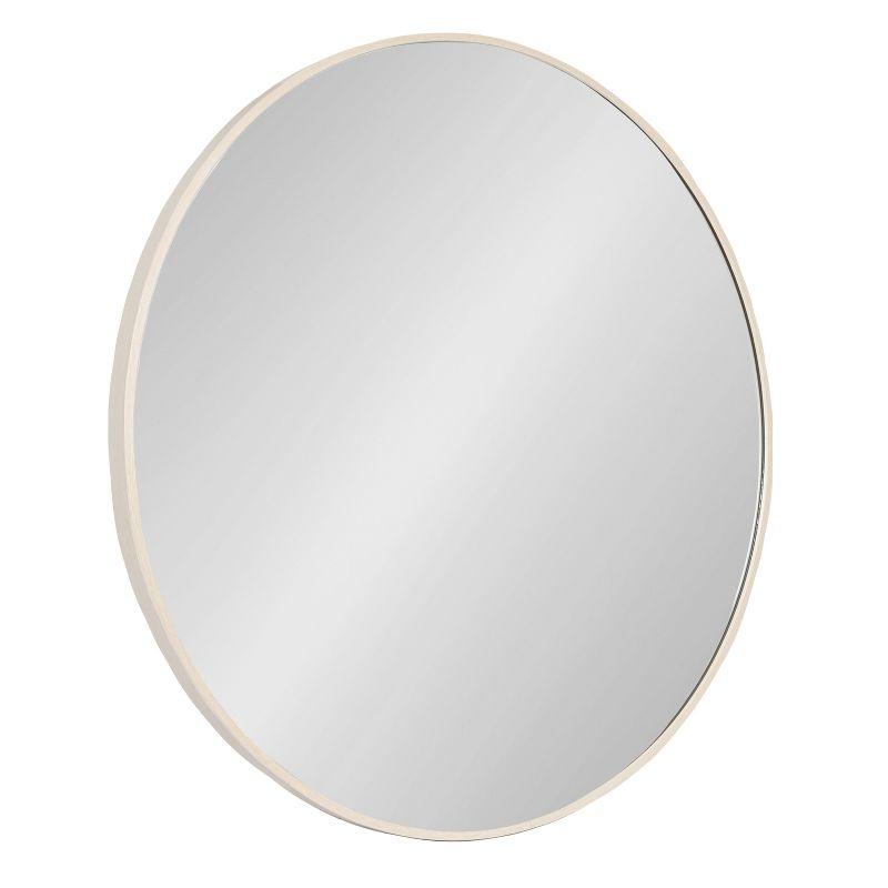 Kate and Laurel Zayda Metal Round Mirror