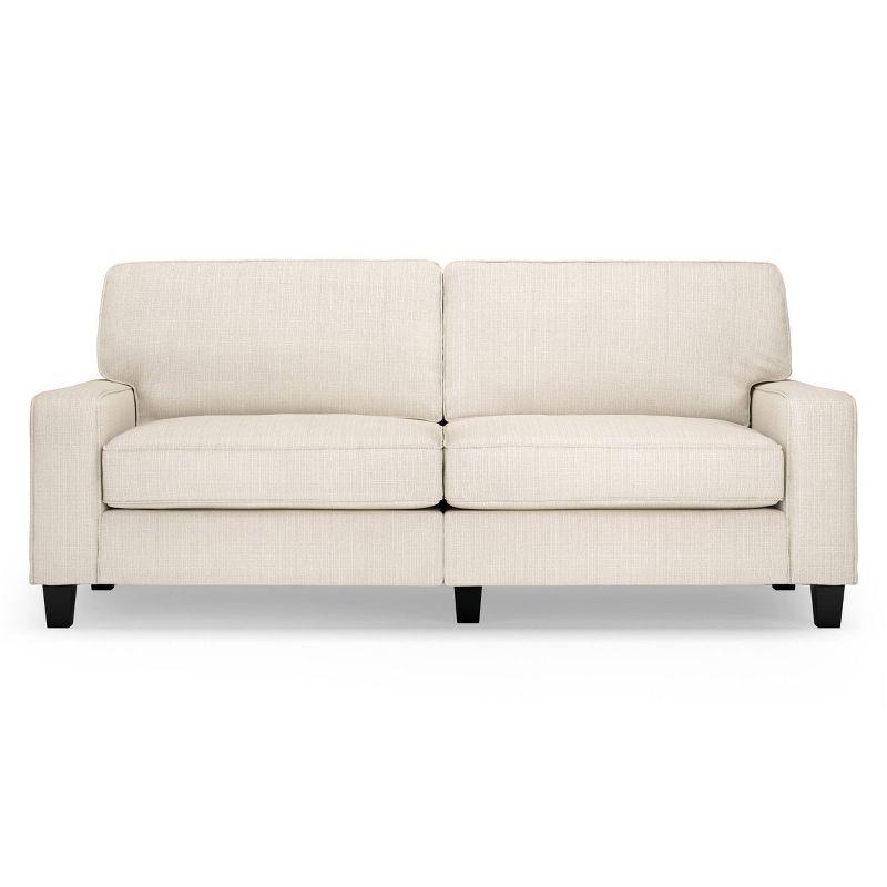 Serta Palisades 78" Track Arm Sofa, Easy Care Fabric, Soft Pillow Back, Pocket Coil Seat Cushions