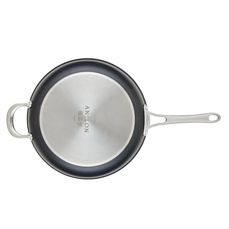 Anolon X Hybrid Cookware Nonstick Frying Pan with Helper Handle, 12-Inch