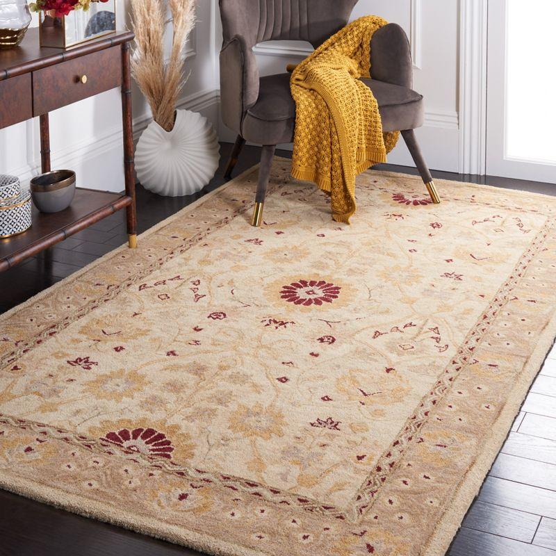 Anatolia AN550 Hand Tufted Area Rug - Sand/Walnut - 3'x5' - Safavieh.