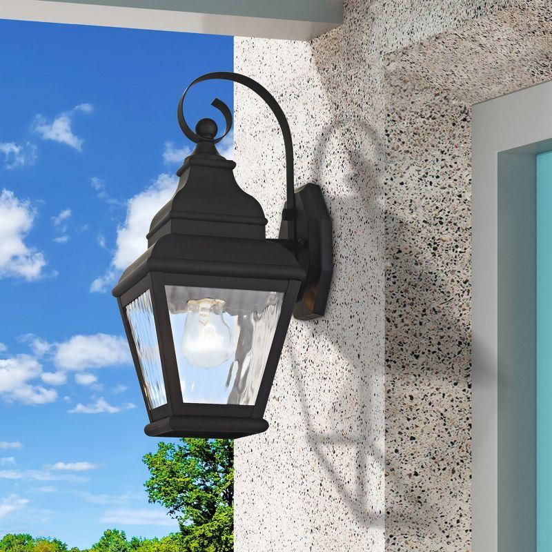 Livex Lighting Exeter 1 - Light Wall Light in  Black