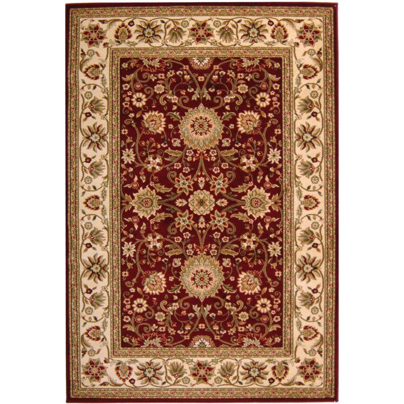 Lyndhurst LNH212 Power Loomed Area Rug - Red/Ivory - 5'3"x7'6" - Safavieh.