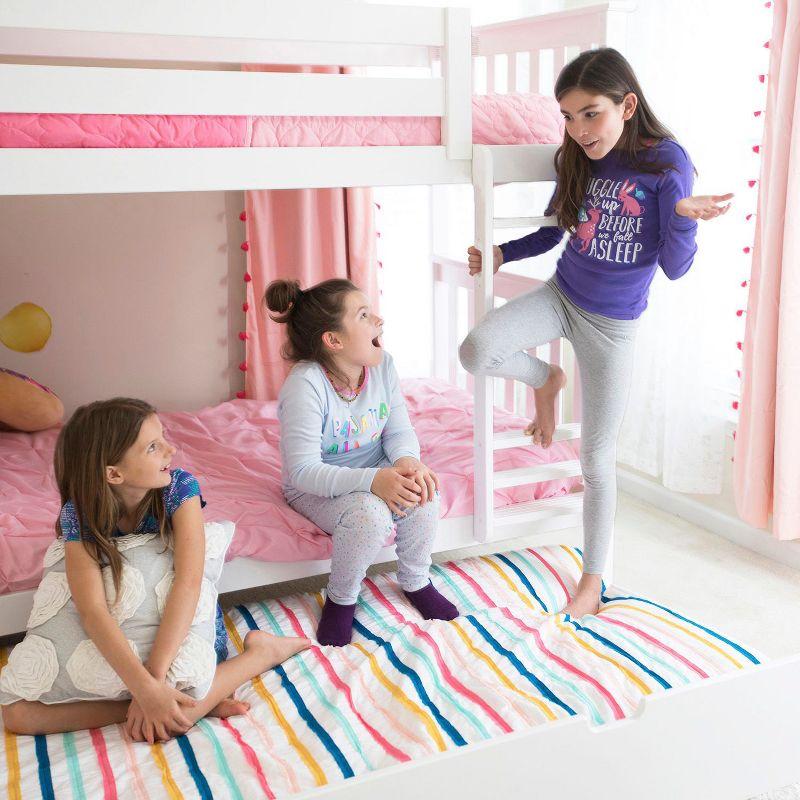 Max & Lily Twin over Twin Bunk Bed with Trundle