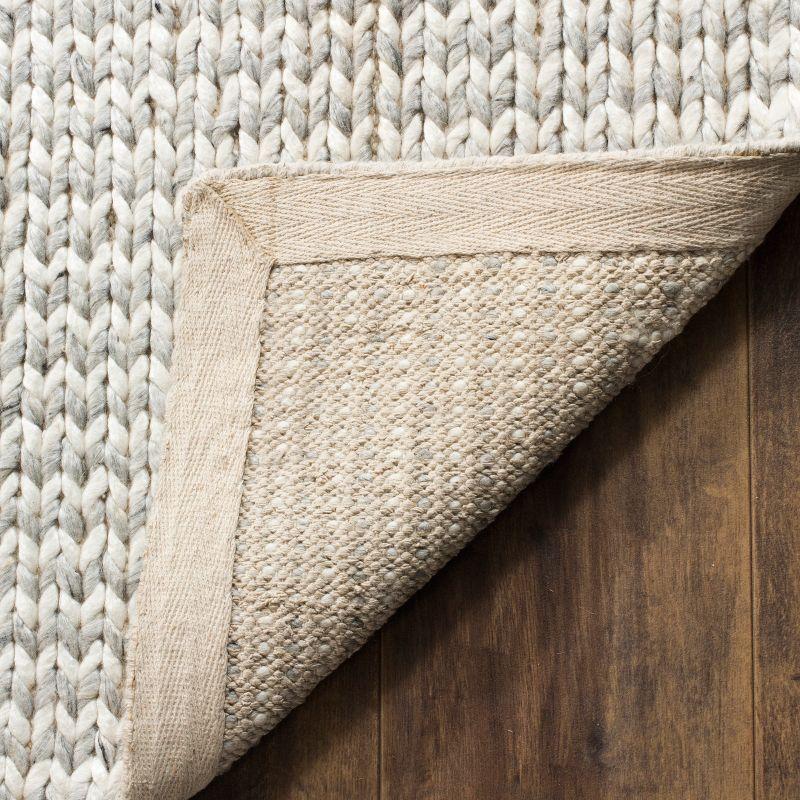 Natura Hand Woven 60% Wool And 40% Viscose Chevron Rug