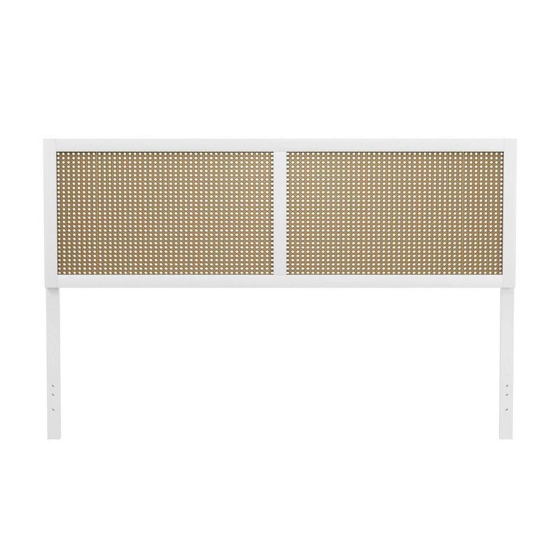 Serena Wood and Cane Panel Headboard - Hillsdale Furniture