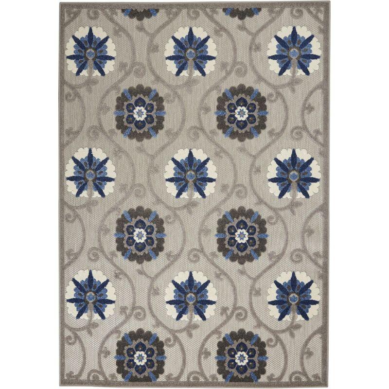 Nourison Aloha Contemporary Floral Outdoor Area Rug