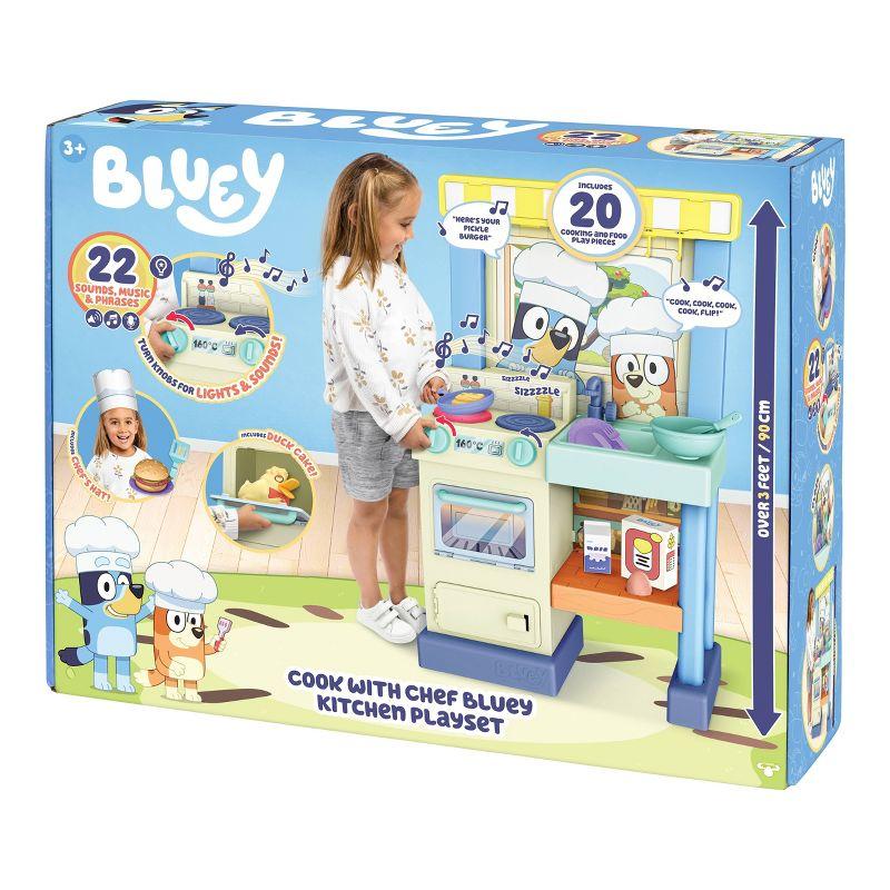 Bluey Cook With Chef Bluey Kitchen Playset