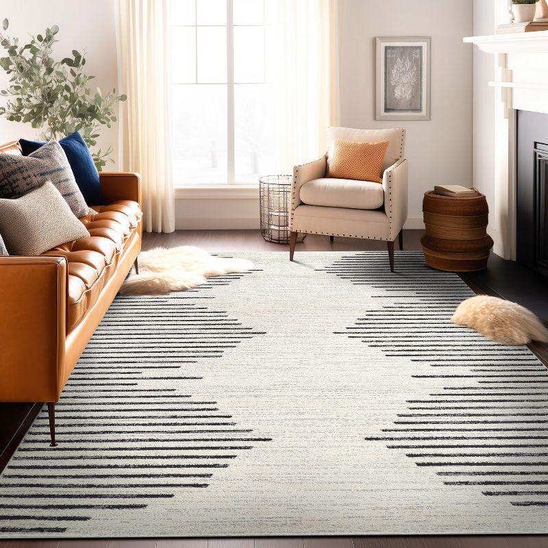 World Rug Gallery Bohemian Stripe Area Rug