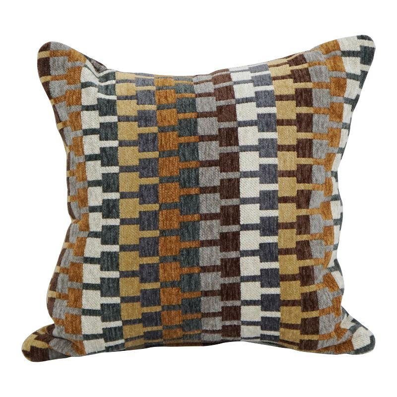 Geometric Reversible Throw Pillow