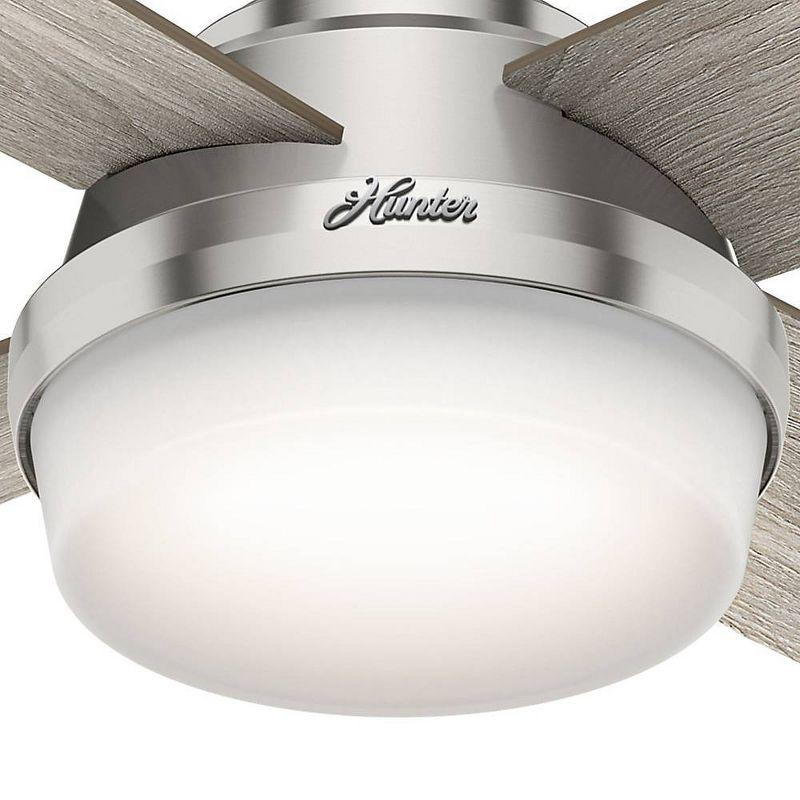 52" Dempsey Low Profile Ceiling Fan with Remote (Includes LED Light Bulb) - Hunter Fan