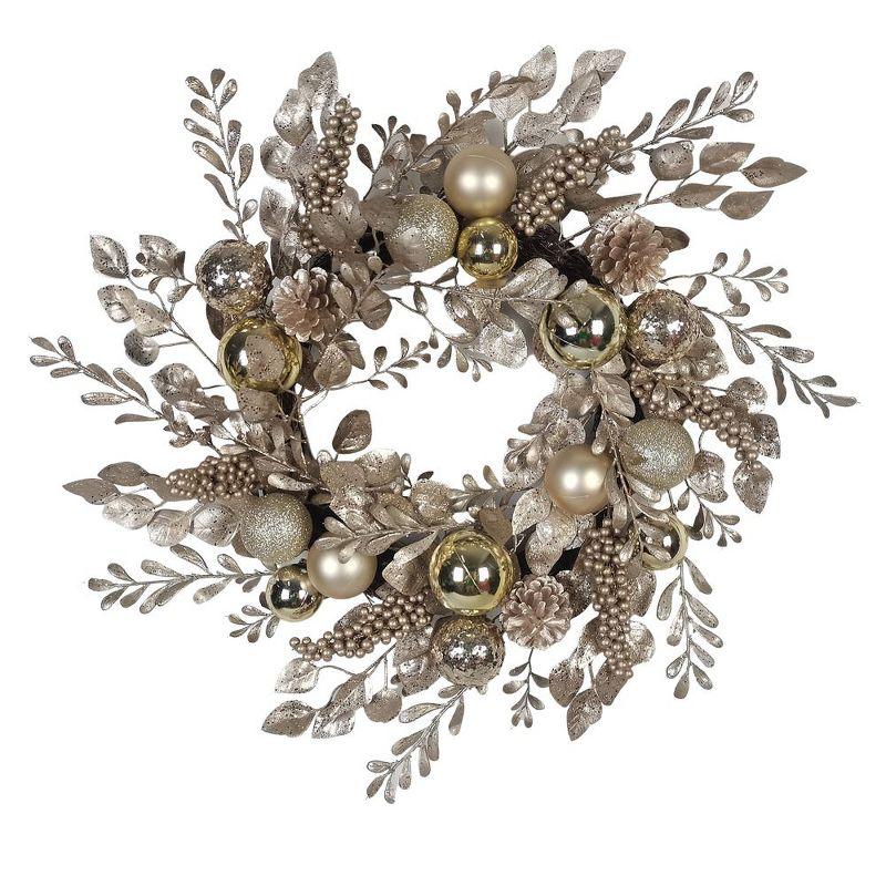 Kurt Adler Faux Rattan 24'' Wreath
