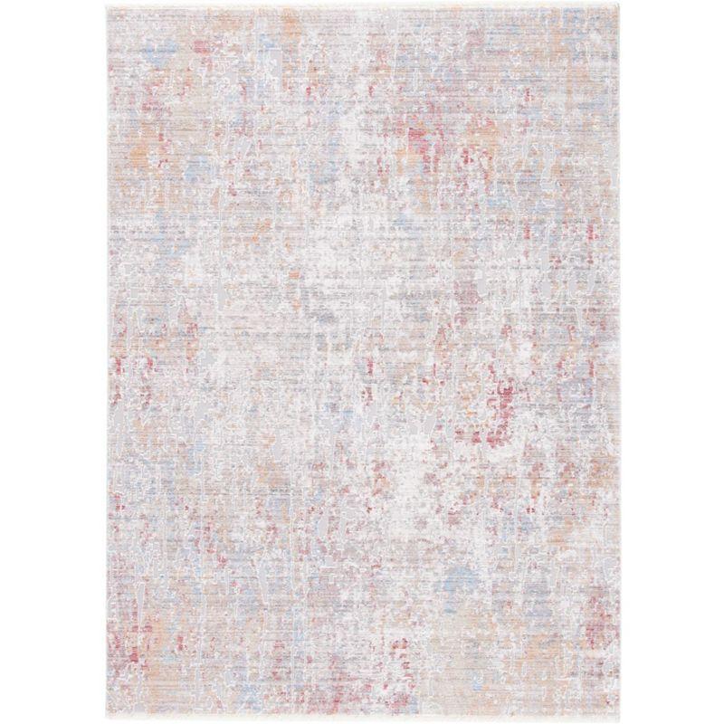 Valencia VAL405 Power Loomed Indoor Area Rug - Grey/Gold - 4'x6' - Safavieh