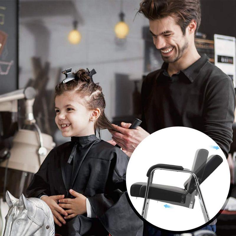 FDW New Modern Fashion Auto Recline Black Shampoo Chair Barber Spa Beauty Salon(Black)