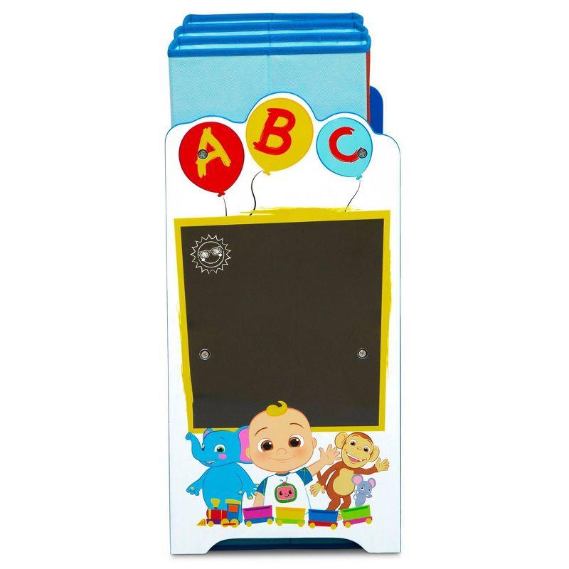 Cocomelon Design & Store 6 Bin Toy Storage Organizer - Greenguard Gold Certified