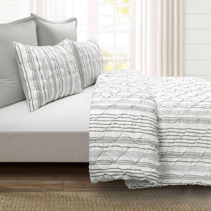 Lush Decor Ravello Pintuck 5 Piece Comforter Set