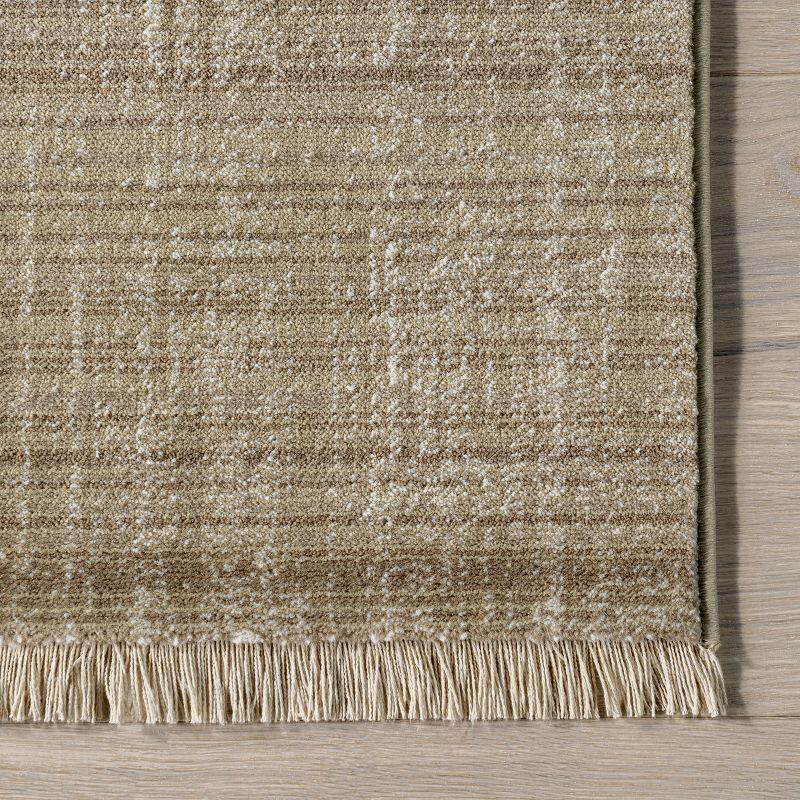 Nuloom Cedarwood Fringed Area Rug, 3' 3" x 5', Brown