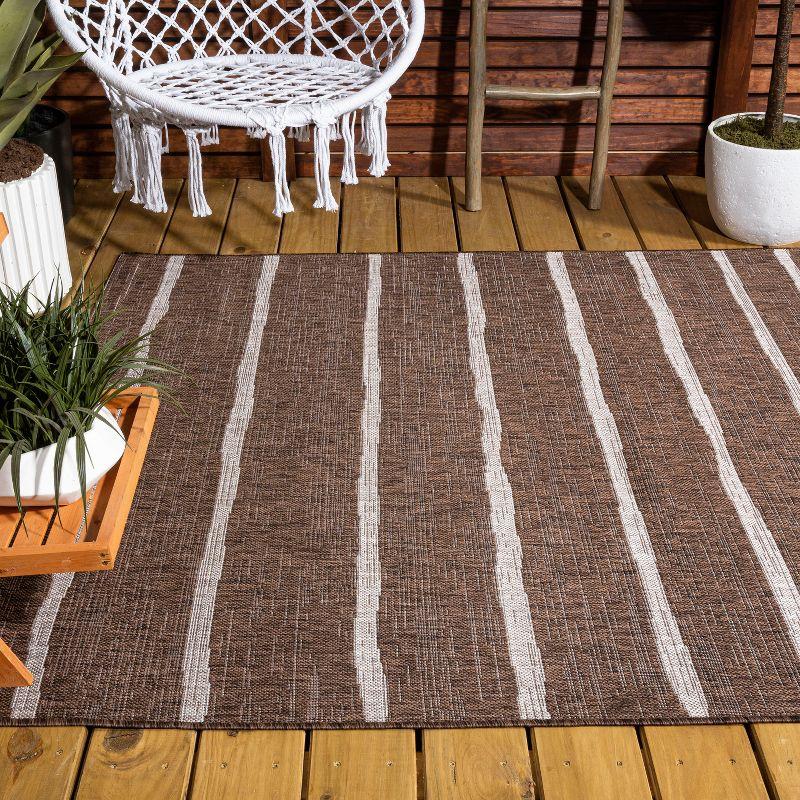 Colonia Soft Low Pile Berber Stripe Indoor/Outdoor Rug