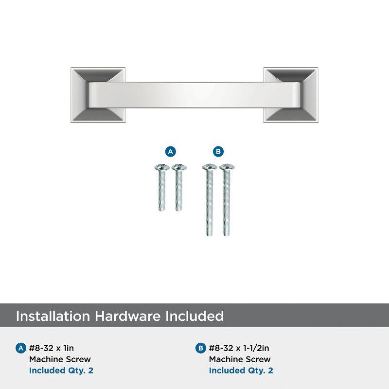 Amerock Ville 3 inch (76mm) Center-to-Center Cabinet Pull