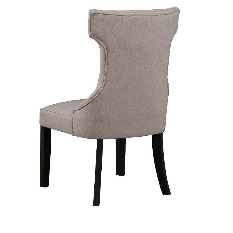 Alpine Furniture Dining Chair Vintage Black-Grey